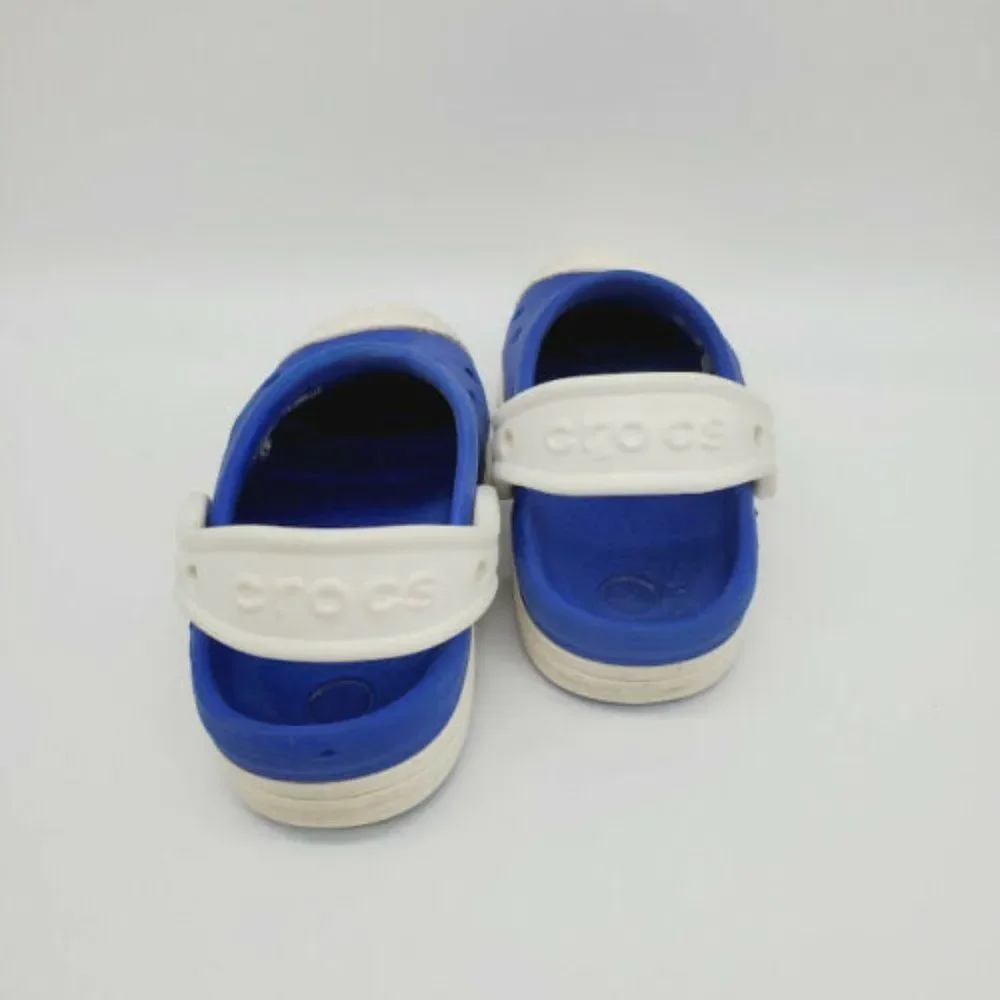Crocs Unisex Kids Perforated Slingback Clogs Sz 8
